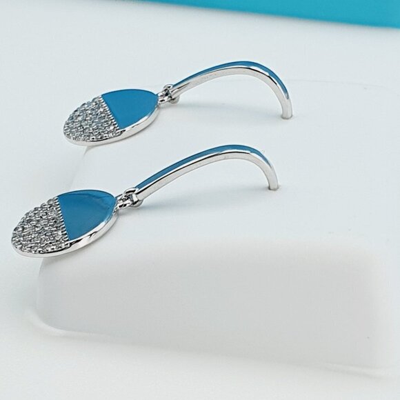 "925 Sterling Silver CZ Beautiful Earrings for Women, 1USPAR4252 - Picture 4 of 11